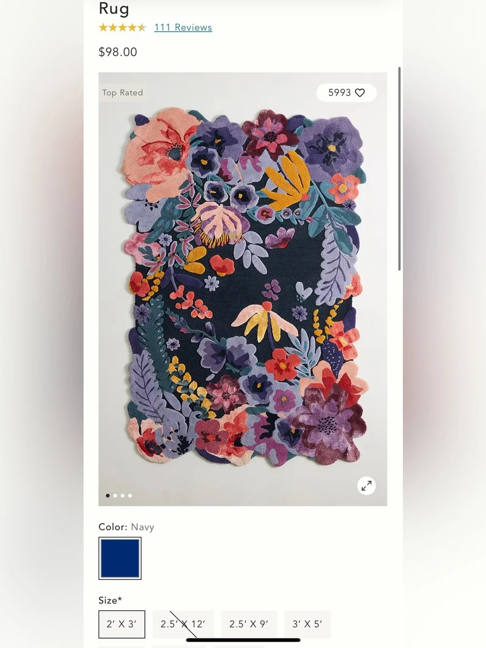 Anthro wool bath mat